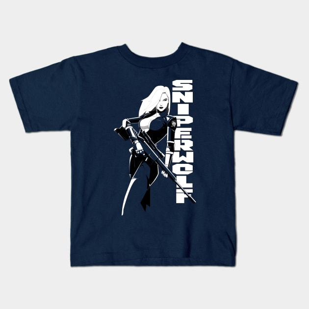 Metal Gear Solid's Sniper Wolf Kids T-Shirt by CoolDojoBro